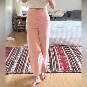 Apiece Apart Blush Wide Leg Pants
